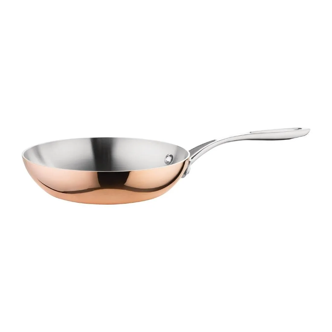 Poêle Triple Paroi Cuivre Induction - Ø 200 mm
