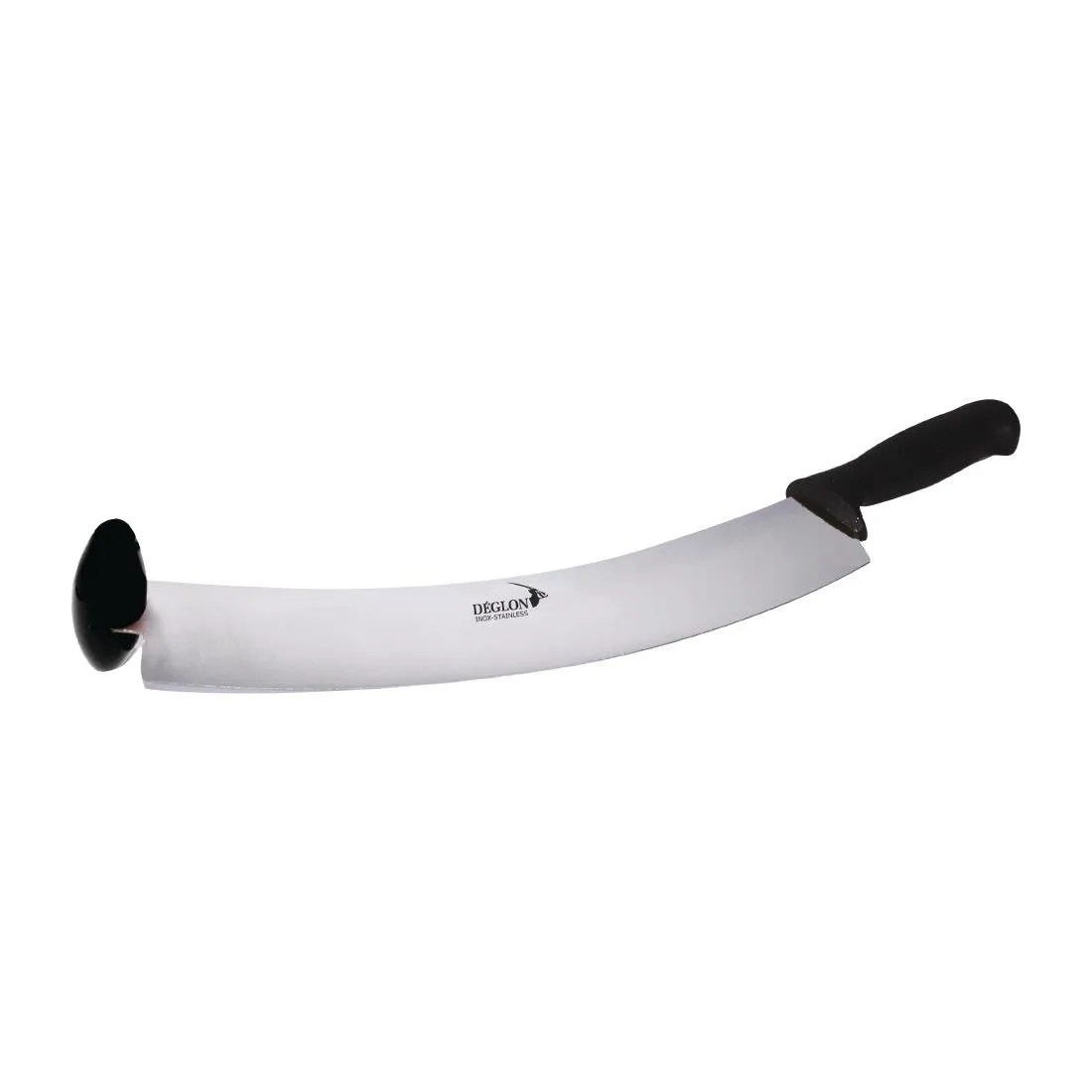 Couteau à Fromage Hollandais 2 Mains Lame Courbée 38 cm