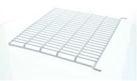 Grille blanche, fixé