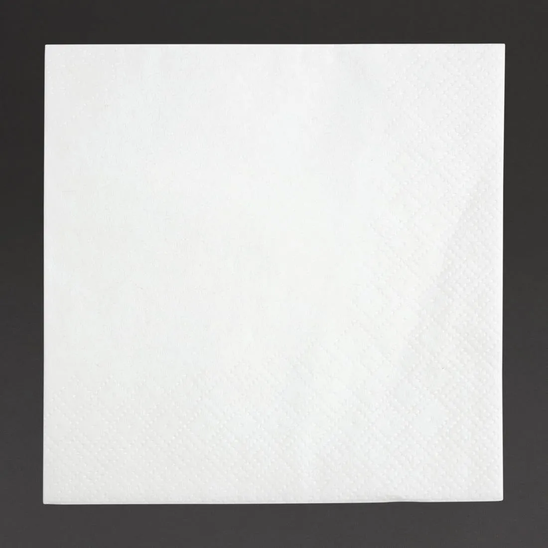 Serviettes Cocktail 2 Plis Format 1/4 240 mm Blanches - Lot de 4000