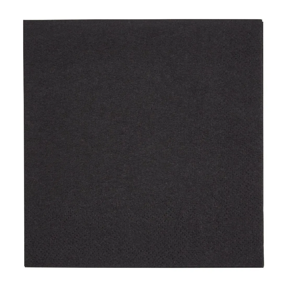 Serviettes Cocktail 2 Plis Pliage 1/4 240 mm Noir - Lot de 4000