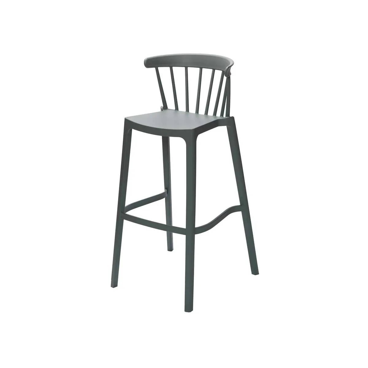 Tabouret de Bar Windson en Polypropylène - Vert