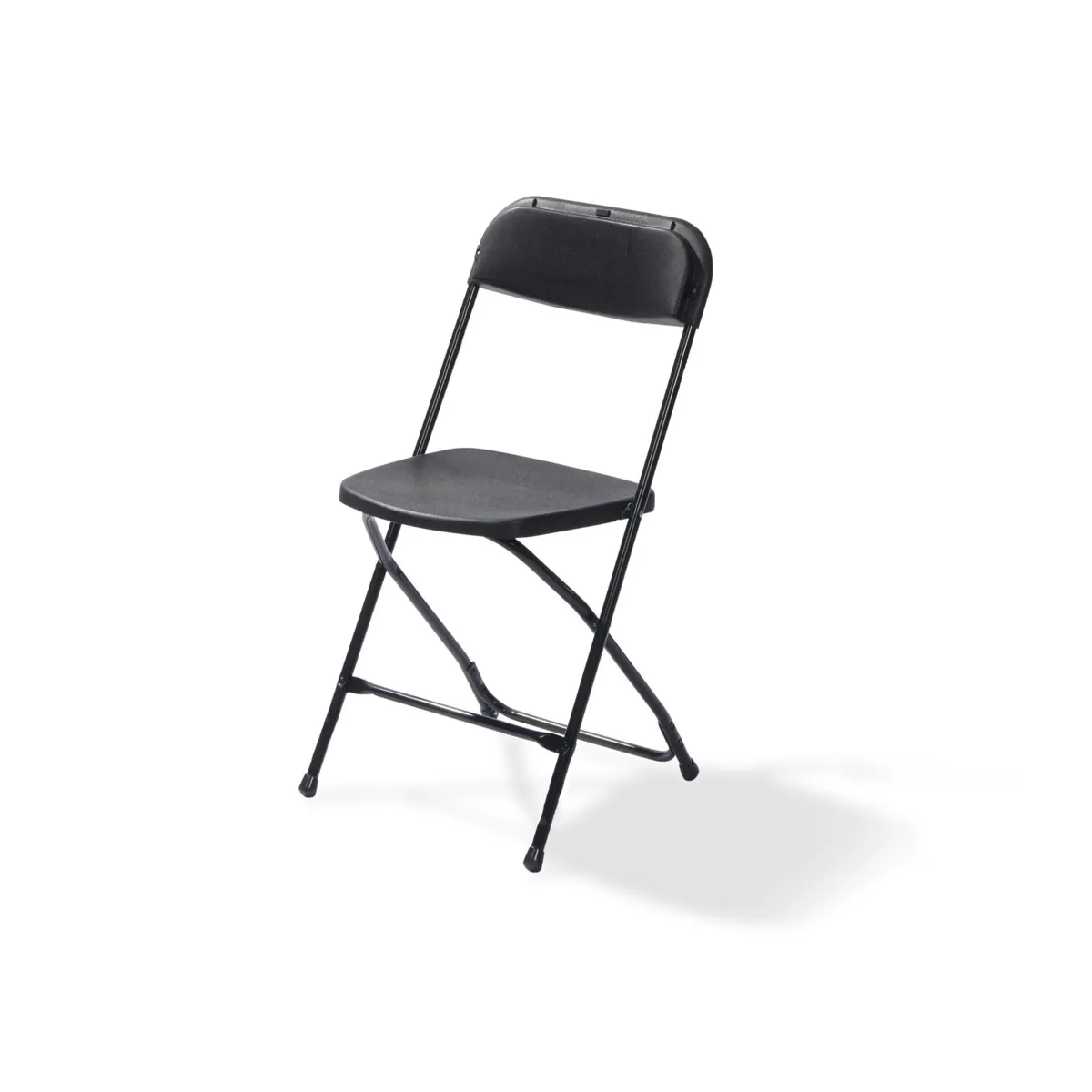 Chaise Pliable Empilable Budget en Acier - Noir