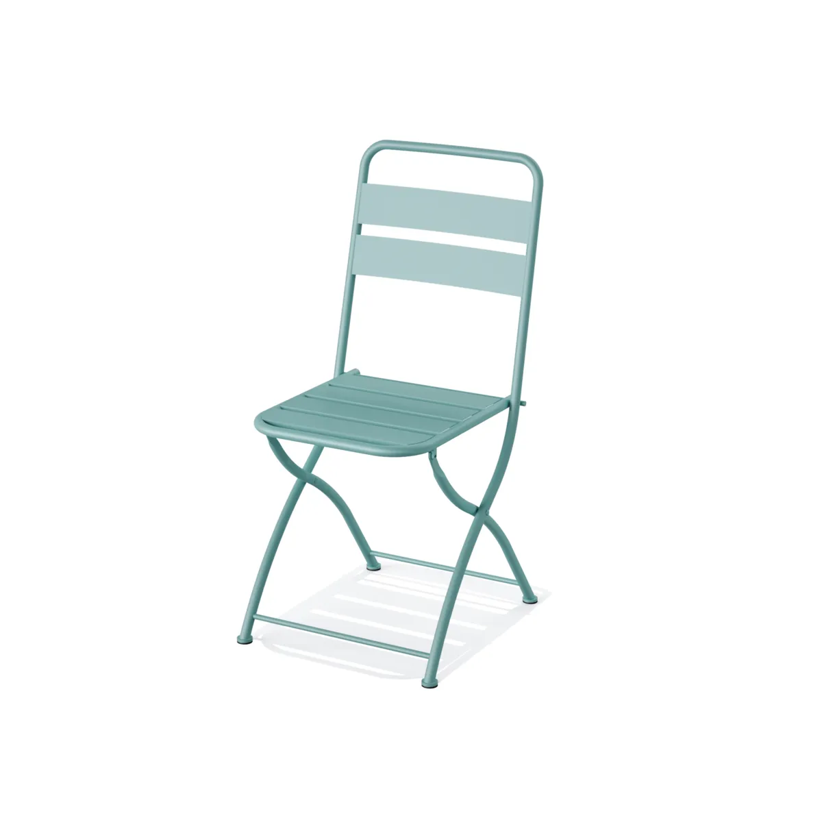 Chaise de Bistrot Pliable Breeze Métal - Bleu