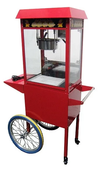 Machine à Pop-Corn Professionnelle sur Roulettes