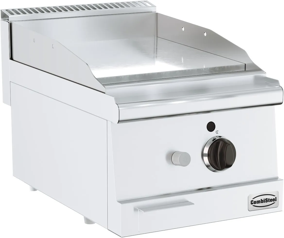 Plancha à Gaz Chrome à Poser - 600 - 6000 W