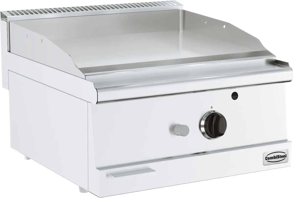 Plancha à Gaz Chrome à Poser - 600 - 7000 W