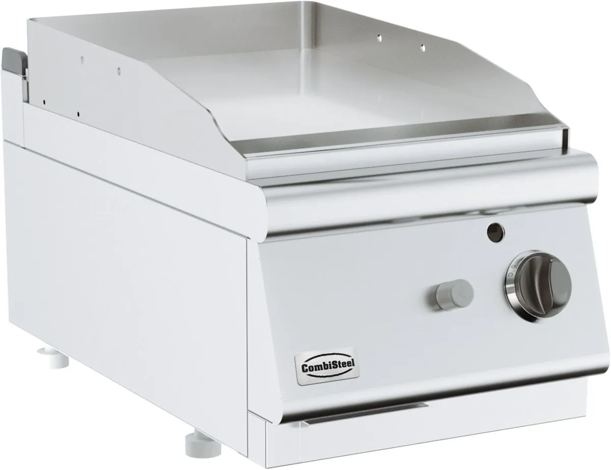 Plancha à Gaz Chrome Lisse - 700 - 6500 W