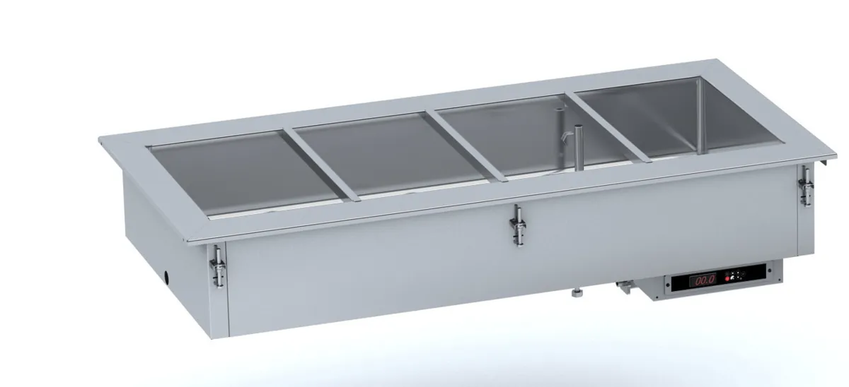 Bain-Marie Drop-In à Remplissage d'Eau Manuel - GN 1/1