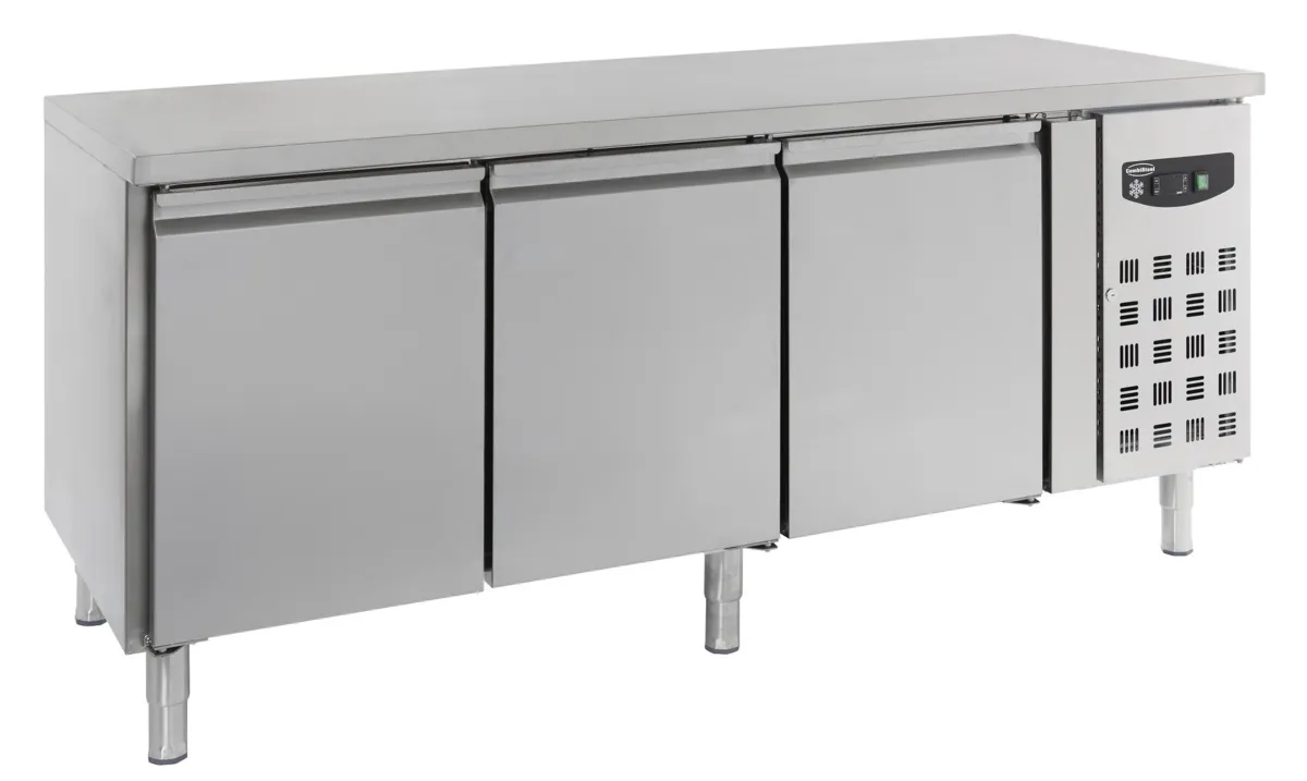 Table Réfrigérée Positive 600 x 400 à 3 Portes - 635 L