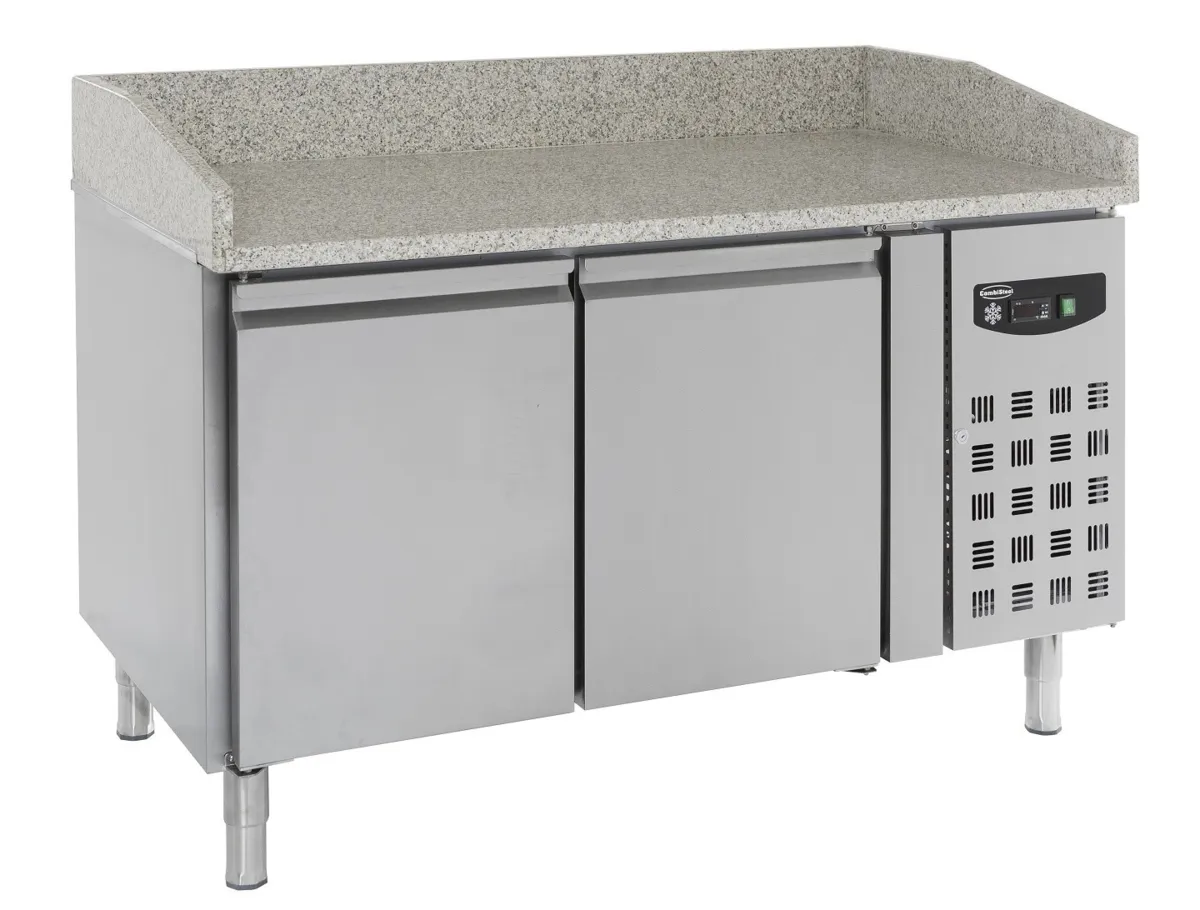 Meuble à Pizza Réfrigéré - 2 Portes - 390 L