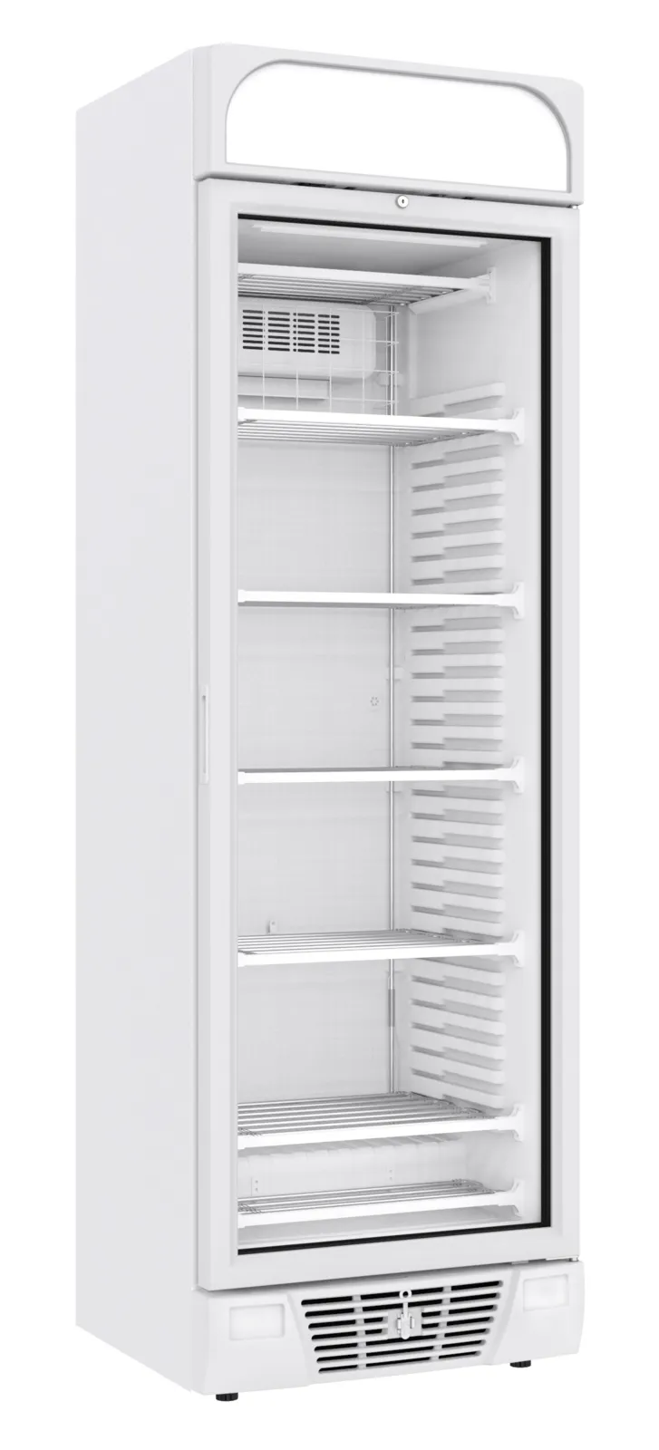 Armoire Réfrigérée Négative Blanche - 1 Porte Vitrée - 382 L