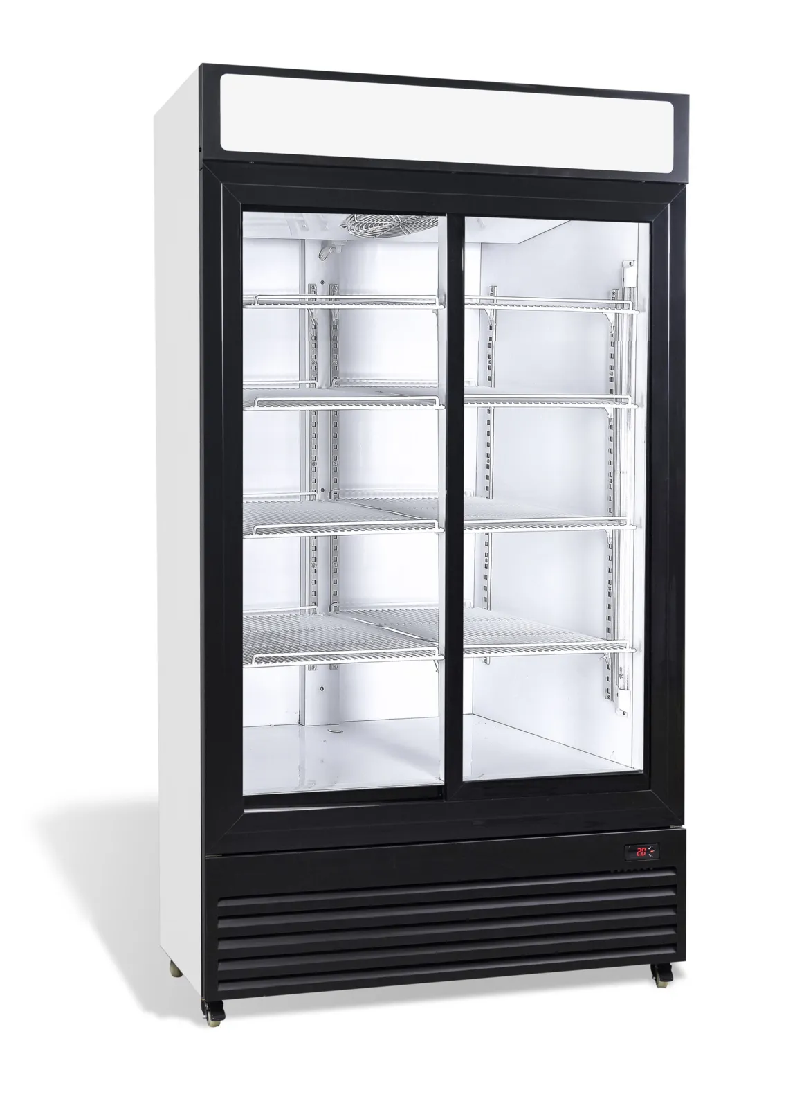 Vitrine Réfrigérée à Boissons 2 Portes Vitrées - 750 L