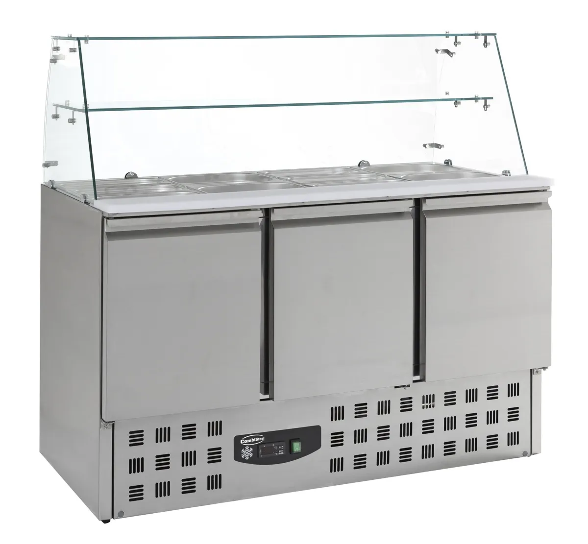 Saladette Réfrigérée à 3 Portes - 4 GN 1/1 - 368 L