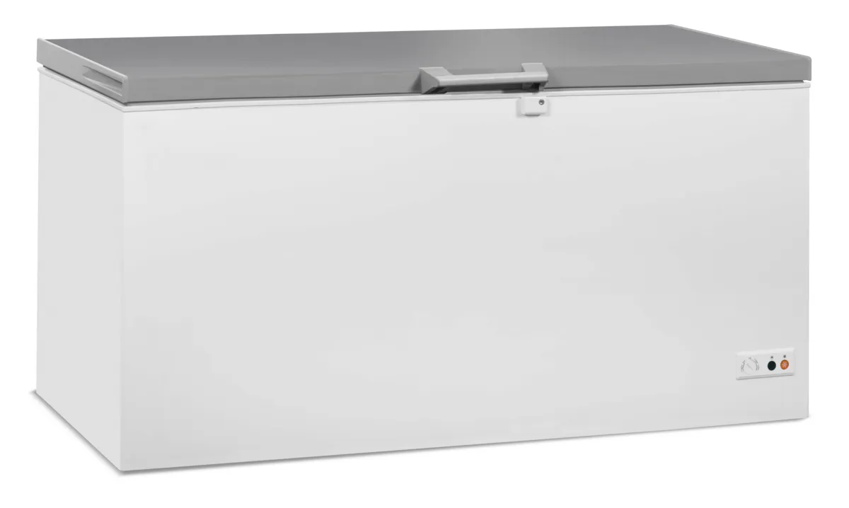Congélateur Coffre avec Couvercle Inox - 572 L