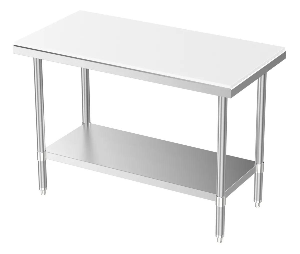 Table de Découpe avec Etagère Démontable - L 1000 x P 700 mm