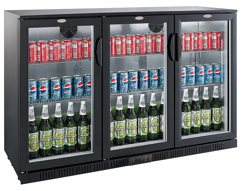 Arrière-Bar Réfrigéré à 3 Portes Coulissantes - 330 L