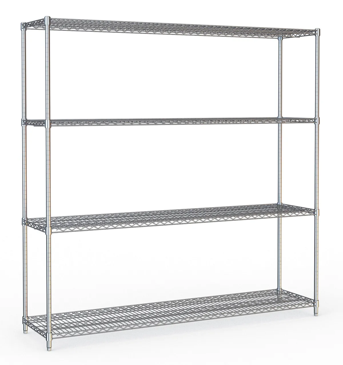 Etagère 4 Niveaux Démontable - L 1800 x P 450 mm