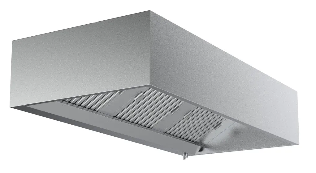 Hotte Cubique avec Led - Profondeur 950 - 2400 mm