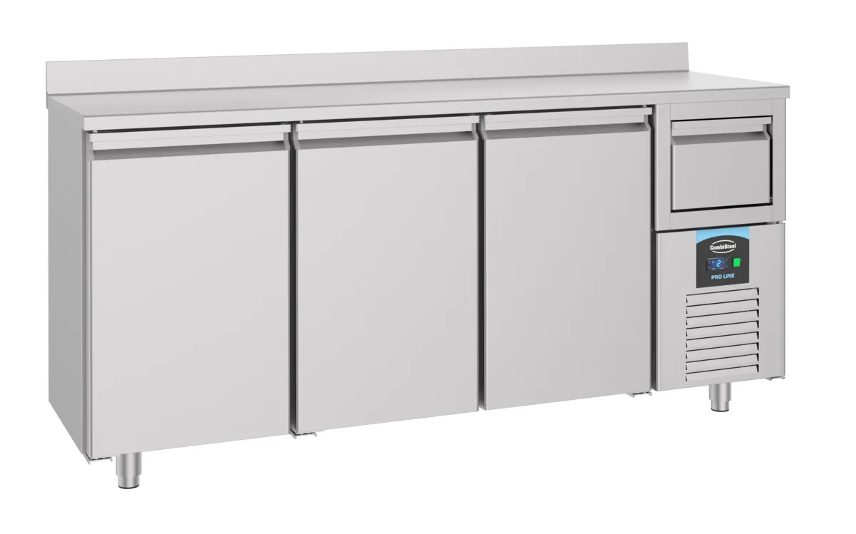 Table Réfrigérée Positive GN 1/1 avec Dosseret - 632 L