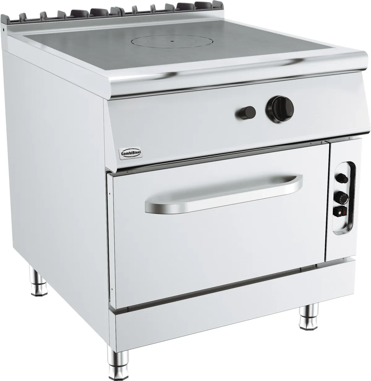Cuisinière à Plaque Coup de Feu avec Four à Gaz - Base 900 - 11000 W