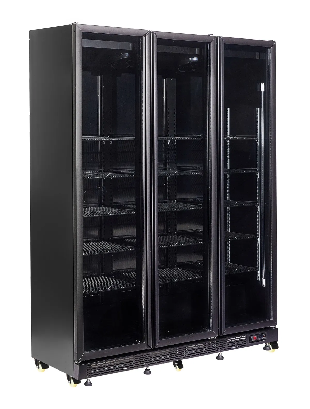 Vitrine Réfrigérée Positive à 3 Portes Vitrées Chauffantes