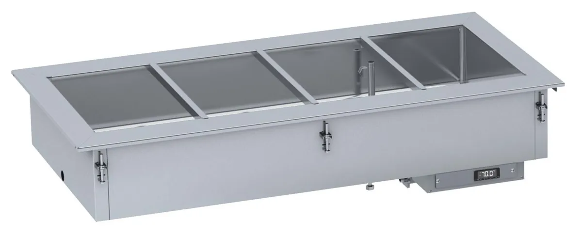 Bain-Marie Drop-In avec Remplissage d'Eau Manuel - 2/1