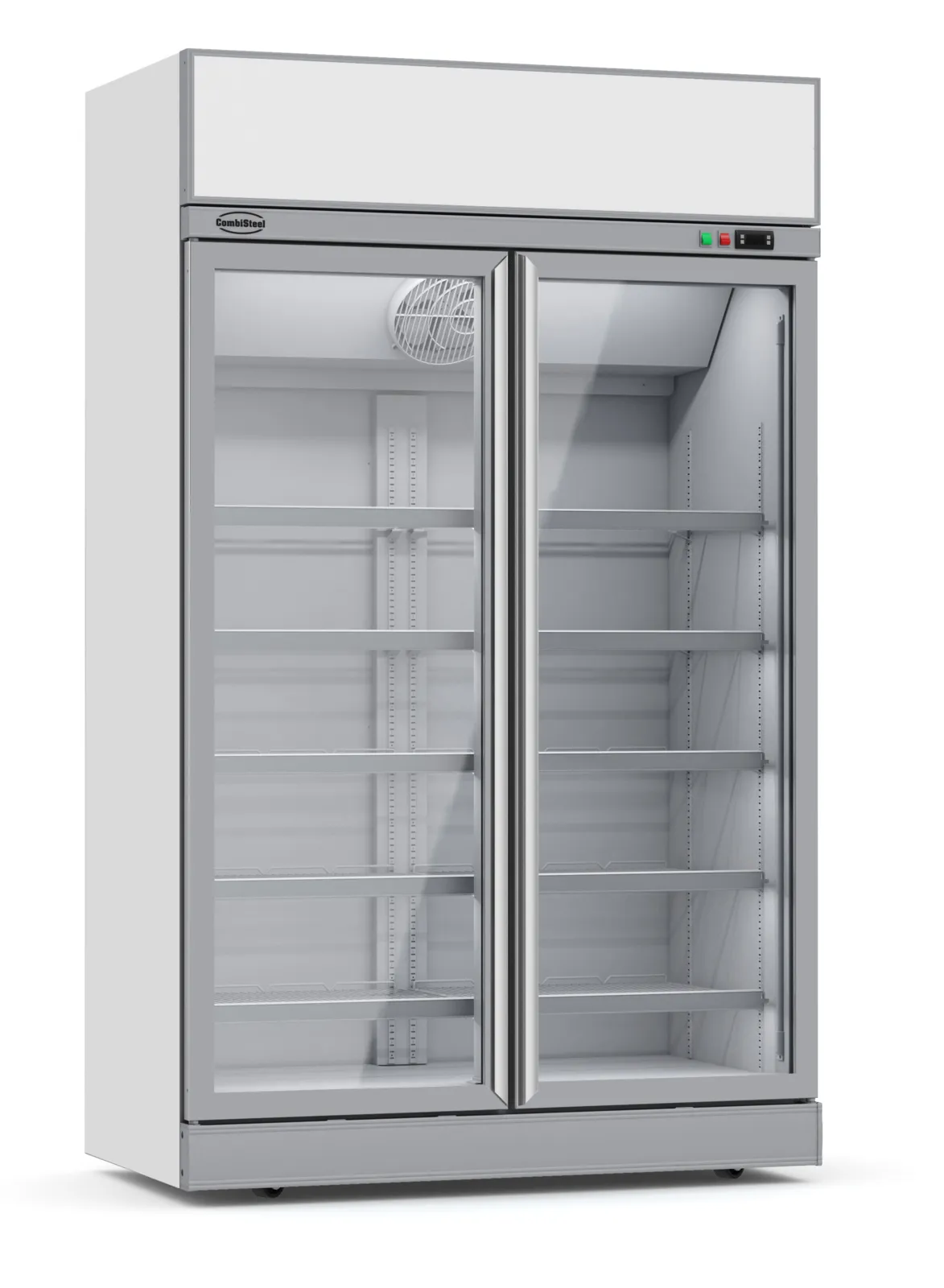 Vitrine Réfrigérée Positive à 2 Portes Vitrées - 1000 L