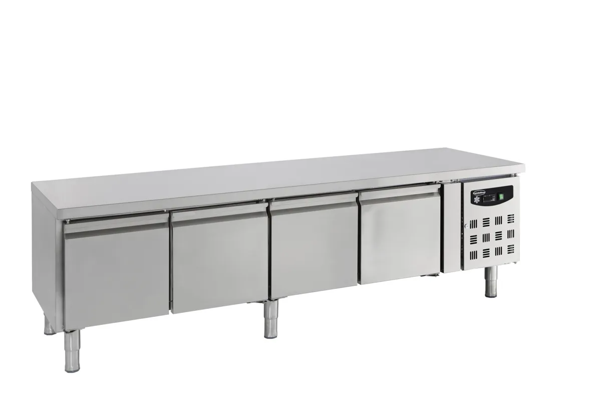 Table Réfrigérée Positive GN 1/1 à 4 Portes