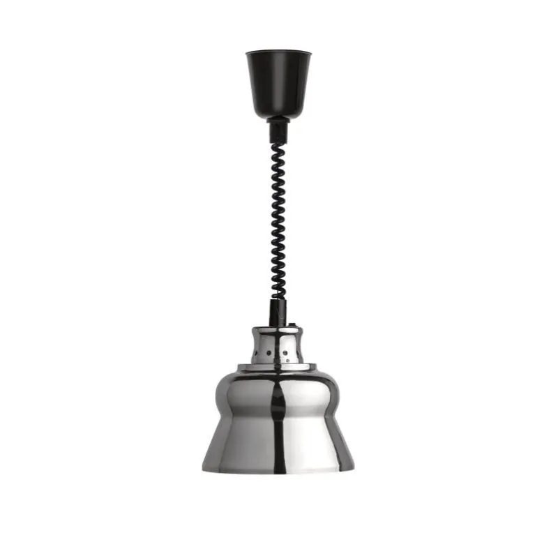 Lampe Chauffante Chrome Retro avec Ampoule
