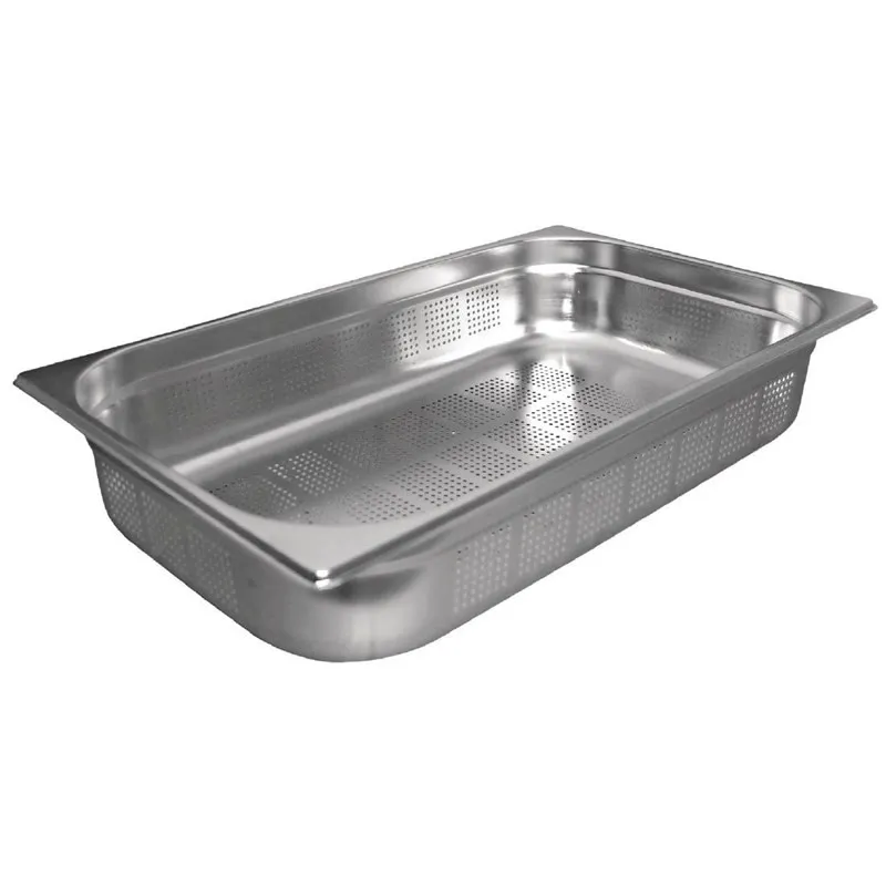 Bac Gastro GN 1/1 Inox Perforé - Profondeur 200 mm - 28 L