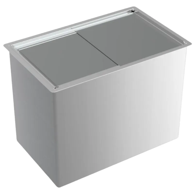 Bac à Glace Encastrable en Inox - 485x305 MM