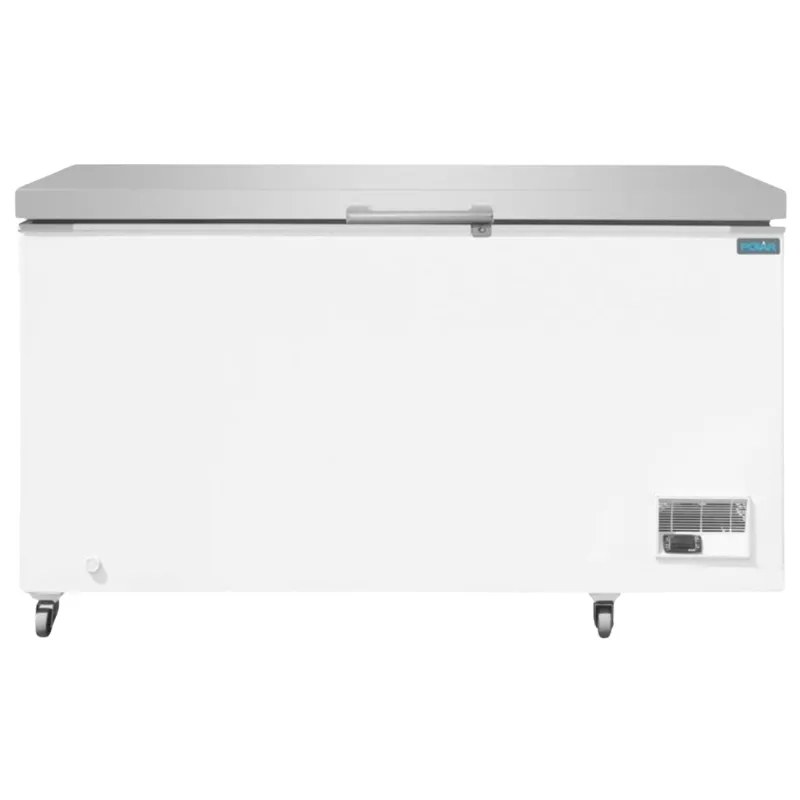 Congélateur Coffre avec Couvercle Inox - 378 L