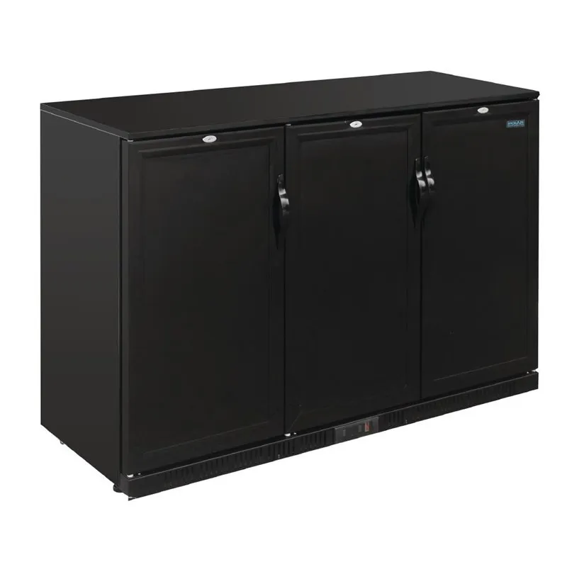 Arrière-Bar Réfrigéré - 3 Portes Pleines Pivotantes - 330L