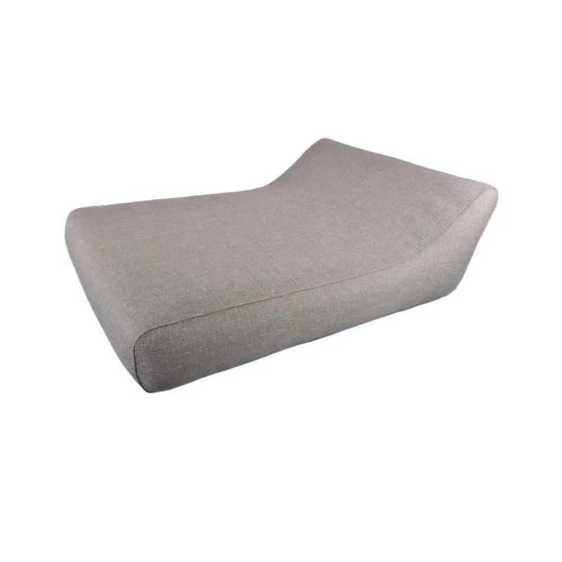 Chaise Longue Gonflable Double avec Dossier Haut Vivero - Anthracite