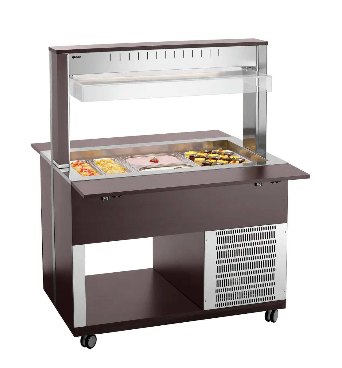 Chariot Buffet Chaud - 3 x GN 1/1