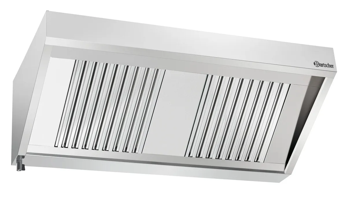 Hotte Murale avec Moteur et Eclairage - L 1400 x P 700 mm