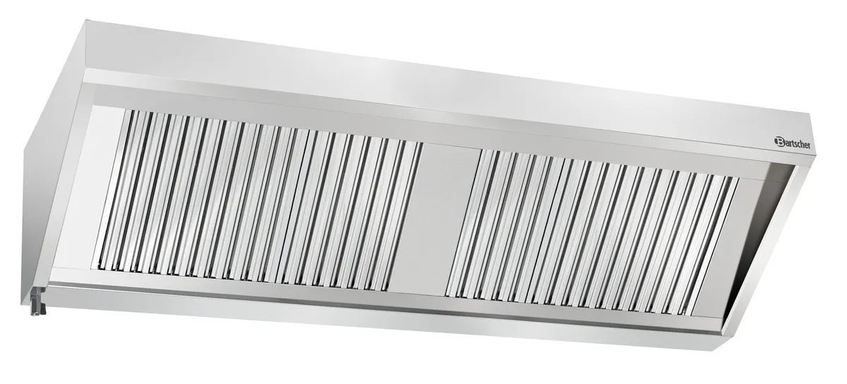 Hotte Murale avec Moteur et Eclairage - L 2000 x P 700 mm
