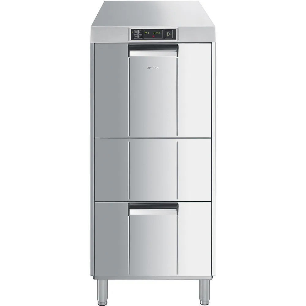Lave-Vaisselle Easyline Réhaussé avec Pompe de Vidange, Surpresseur - Doseur de Liquides - 50 x 50 cm