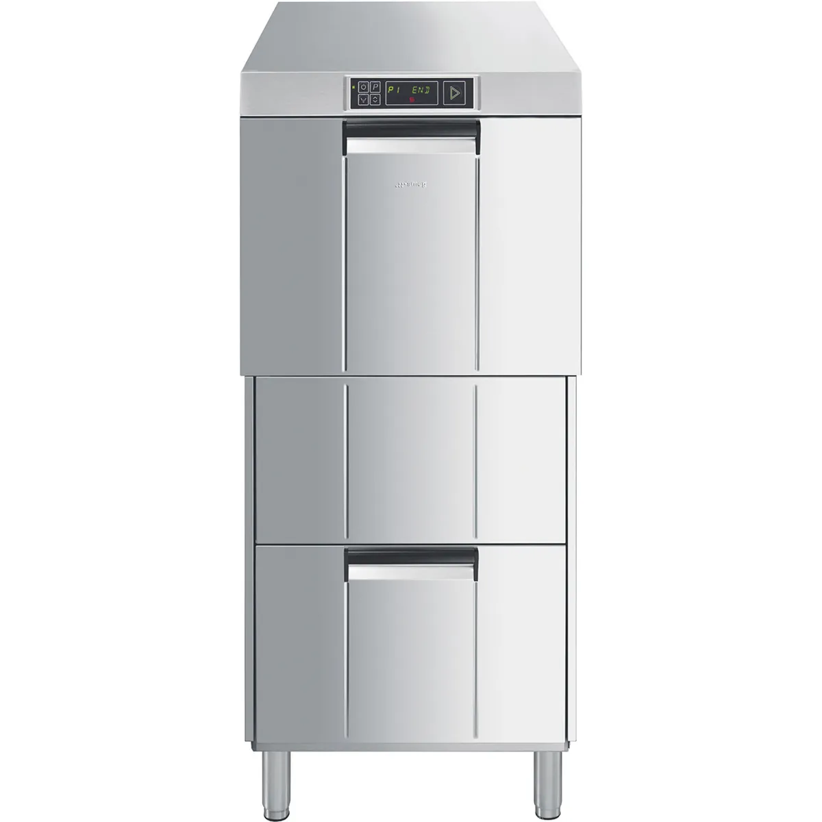 Lave-Vaisselle Easyline Réhaussé - Pompe de Vidange, Surpresseur, Adoucisseur, Doseur de Liquides - P 69 cm - 50 x 50 cm