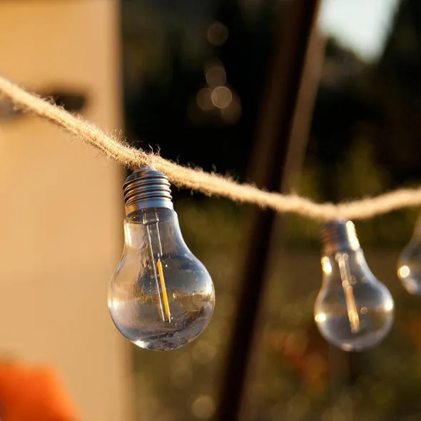 Guirlande Lumineuse Solaire à Ampoule à Filament 7.5 m - Fantasy Cord Solar
