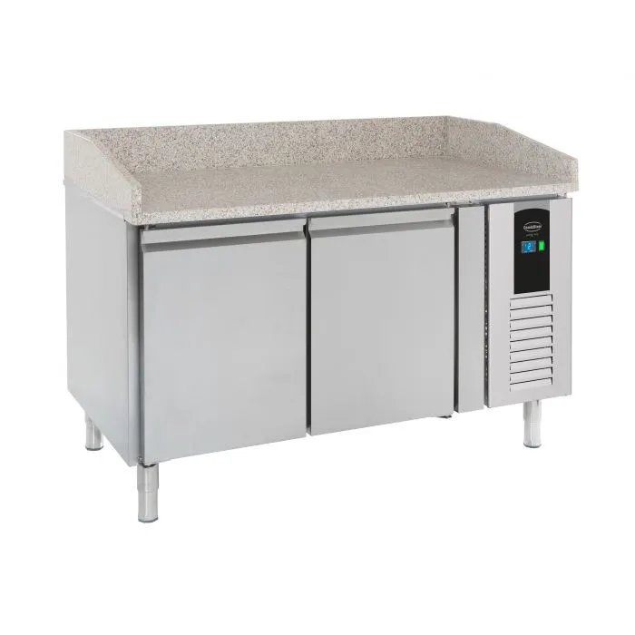 Table de Préparation pour Pizza à 2 Portes - 268 L