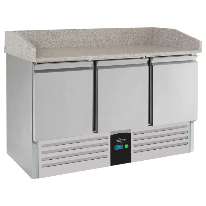 Table de Préparation pour Pizza à 3 Portes Energy Line - 400 L