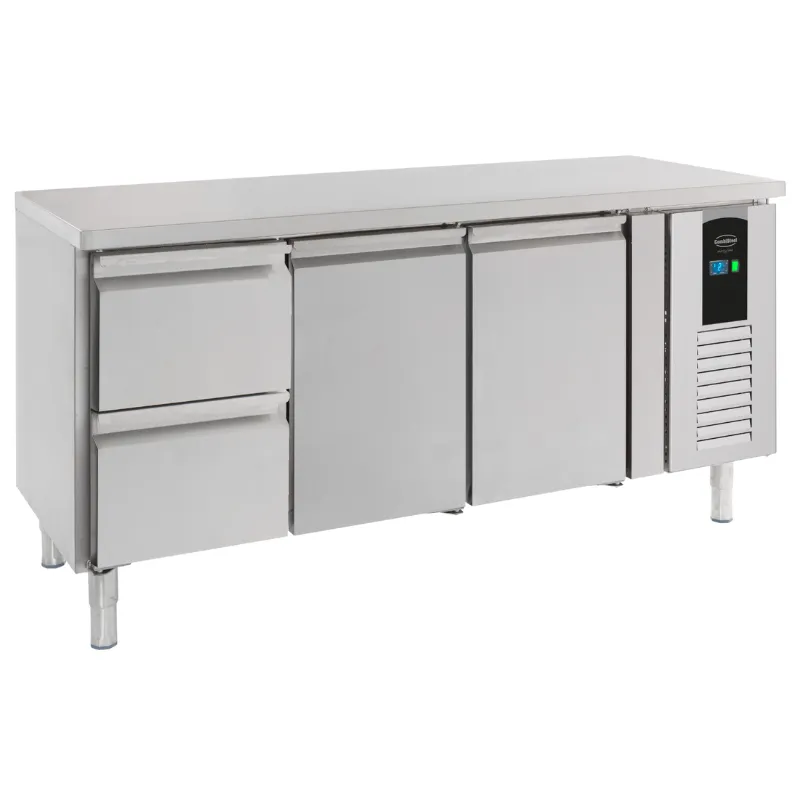 Table Réfrigérée Positive à 2 Portes et 2 Tiroirs Energy Line - 291 L