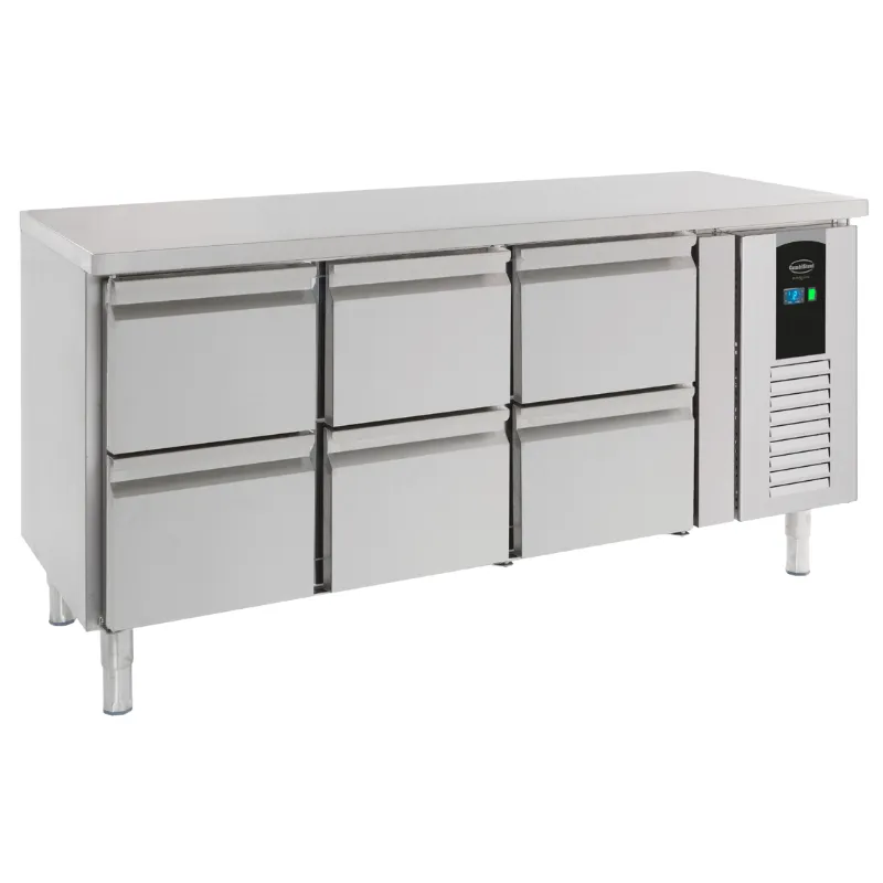 Table Réfrigérée Positive à 6 Tiroirs Energy Line - 291 L