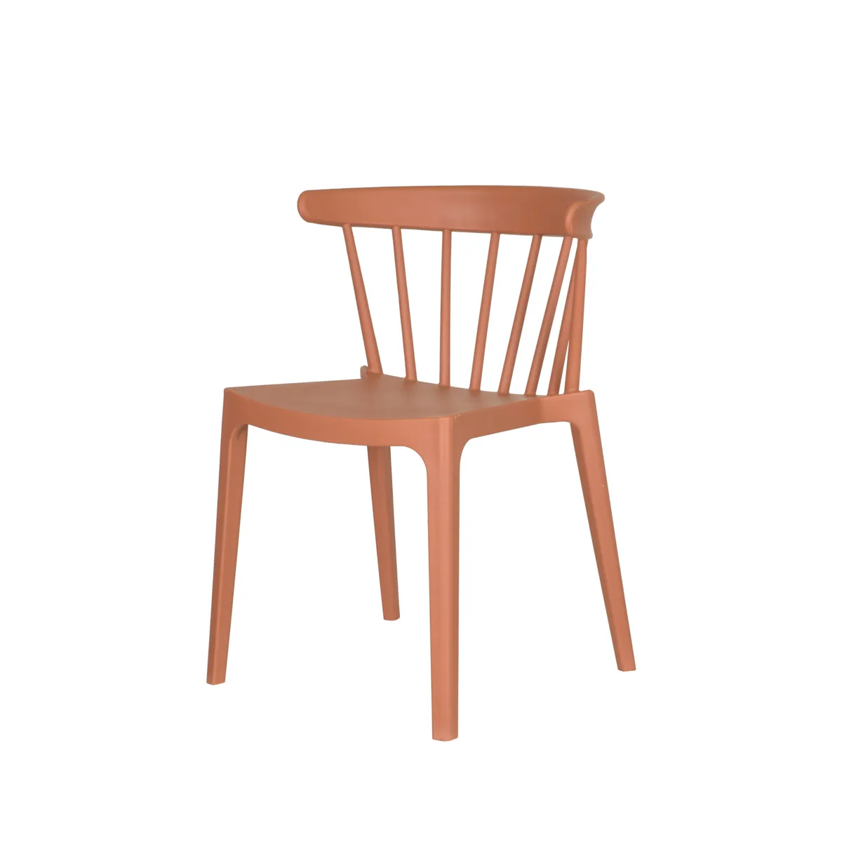 Chaise Empilable Windson en Polypropylène - Terracotta