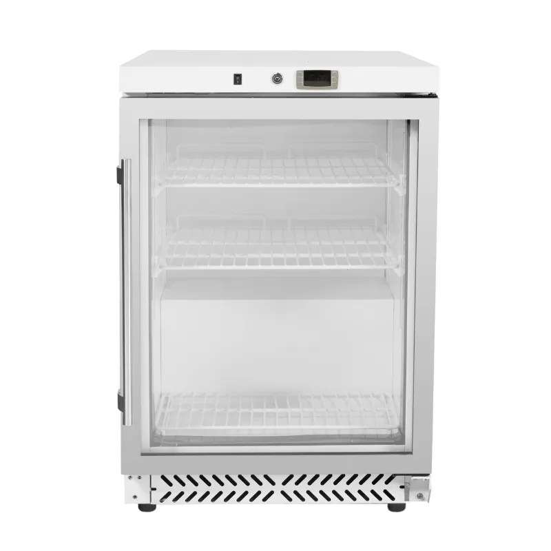 Mini Armoire Réfrigérée Positive 170 L Porte Vitrée 190 W 0/+8 °C, Froid Statique, Éclairage Intérieur
