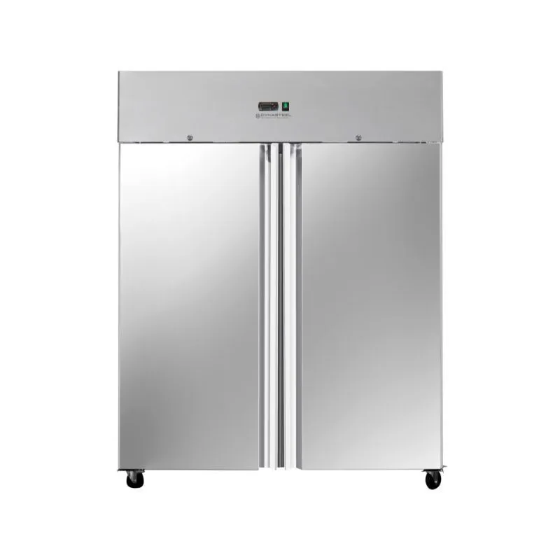 Armoire Réfrigérée Positive 1400 L Inox 2 Portes GN 2/1, Froid Ventilé -2/+8°C, Gaz R290, 508 W