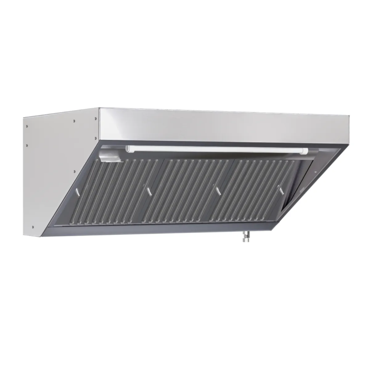 Hotte Snack Profondeur 700 avec Led et Sans Moteur -  Longueur 1800 - Reconditionnée
