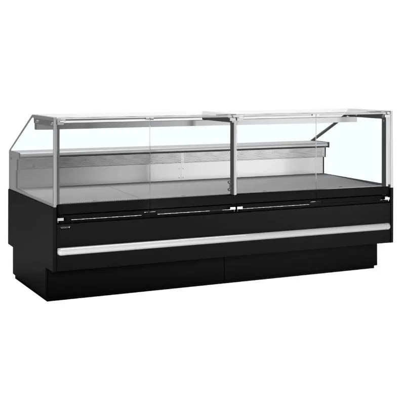 Vitrine Réfrigérée de Supermarché Noir - 627 L